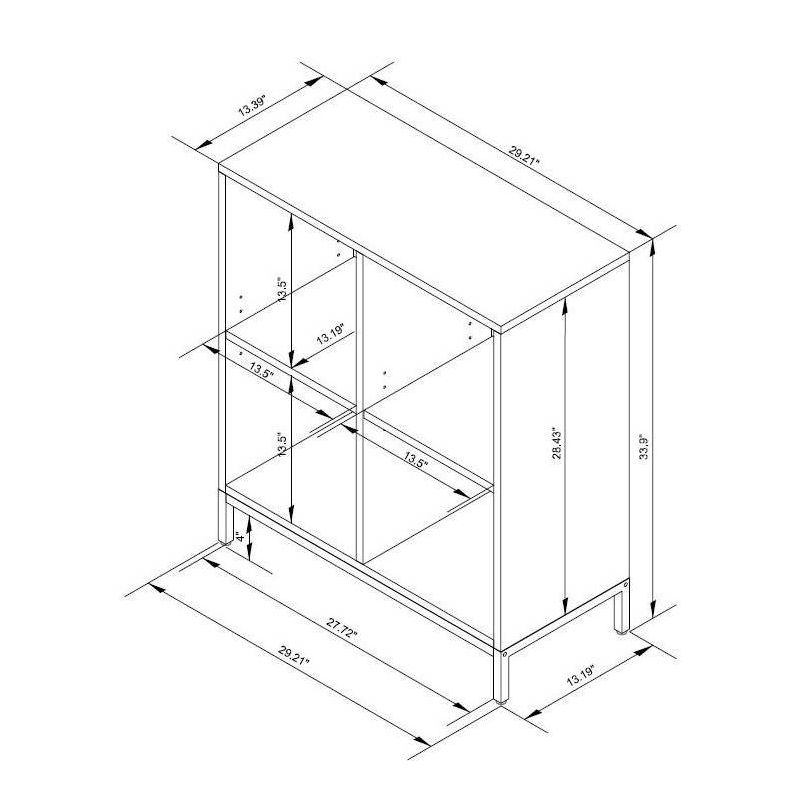 34" Loring 4 Cube Bookcase - Threshold™, 5 of 8