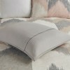 Gracie Mills Heise 3-Piece Modern Ikat Chevron Duvet Cover Set - 4 of 4