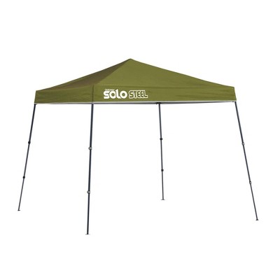  Quik Shade Solo Steel 9x9 Slant Leg Canopy - Green 