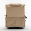 Oversized PU Power Lift Recliner Chair with OKIN Motor, Infinite Position, Lay Flat 180¡ã, and Extra-Wide Seat - 3 of 4