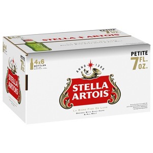 Stella Artois Lager Petite - 24ct/7 fl oz Bottles - 1 of 4