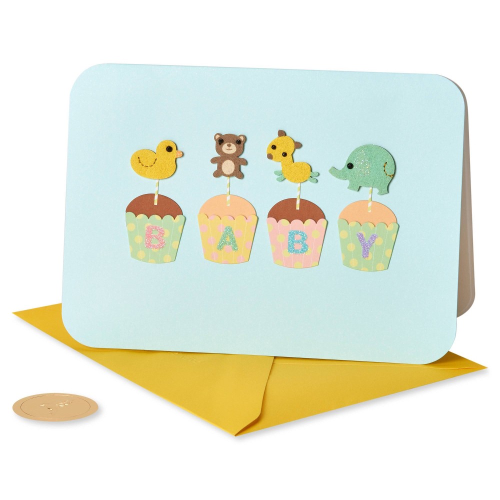 Photos - Envelope / Postcard Baby Cupcakes Card - PAPYRUS