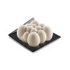 Silikomart Black Square Dessert Plate, 3.3" x 3.3" - Pack of 100 - 3 of 3
