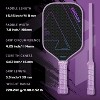 AENKYO Pro Traditional Pickleball Paddle, 16mm PP Honeycomb Core, Carbon Fiber Material - Purple - 3 of 4