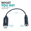 Movo UCMA-1 Female 3.5mm TRS Microphone Adapter Cable to USB Type-C Connector Dongle - 4 of 4