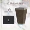 Gulches Set of 3 Tall Planters - 28" Outdoor & Indoor Flower Pots with Drainage Holes - 2 of 4