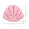 Unique Bargains PVC Terry Cloth Inflatable Bath Pillow with Suction Cup 2 Pcs - 2 of 4