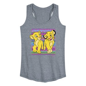 Women's - Disney - The Lion King Graphic Racerback Tank - 1 of 4