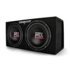 MTX TNP212D2 12" 1200 Watt 4 Ohm Dual Loaded Car Audio Subwoofer Package with Sub Enclosure, Planet 2000W Monoblock A/B Amplifier & 4 Gauge Wiring Kit - 2 of 4