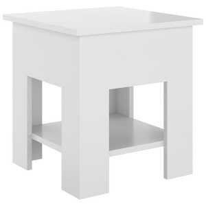 vidaXL Coffee Table White Engineered wood Storage Coffee Table - 1 of 4