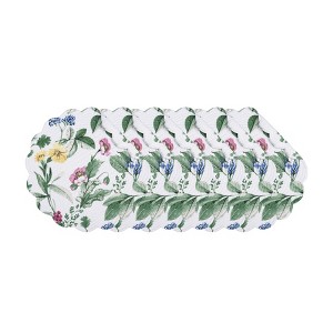 C&F Home Marcy Blooms Round Placemats Set of 6 Floral Design All Seasons Dining, 17" - 1 of 4