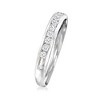 Ross-Simons 0.25 ct. t.w. Diamond Wedding Ring in 14kt White Gold - 3 of 4