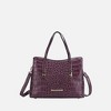 MKF Collection Aurelia Crocodile-Embossed Vegan Leather Women's Tote Stylish Shoulder Handbag by Mia K - 2 of 4