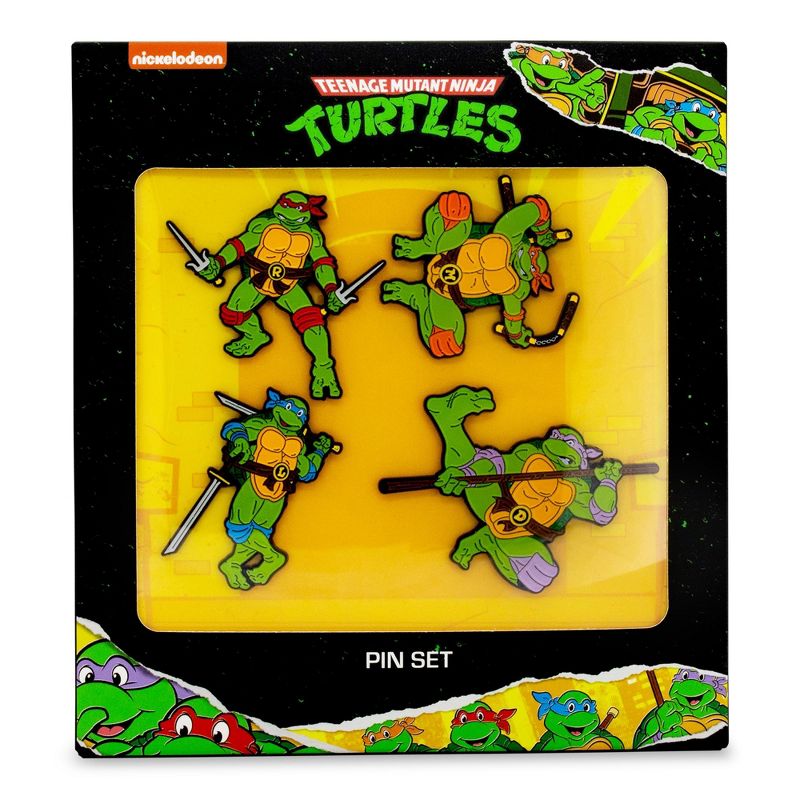 SalesOne LLC Teenage Mutant Ninja Turtles 4-Piece Enamel Pin Set, 2 of 10