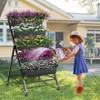 Homdox 4FT 5-Tier Vertical Garden Bed with Lockable Wheels & Drainage, Elevated Planter for Herbs Vegetables Flowers Indoor Outdoo,27.2 * 30 * 48Inch - 2 of 4