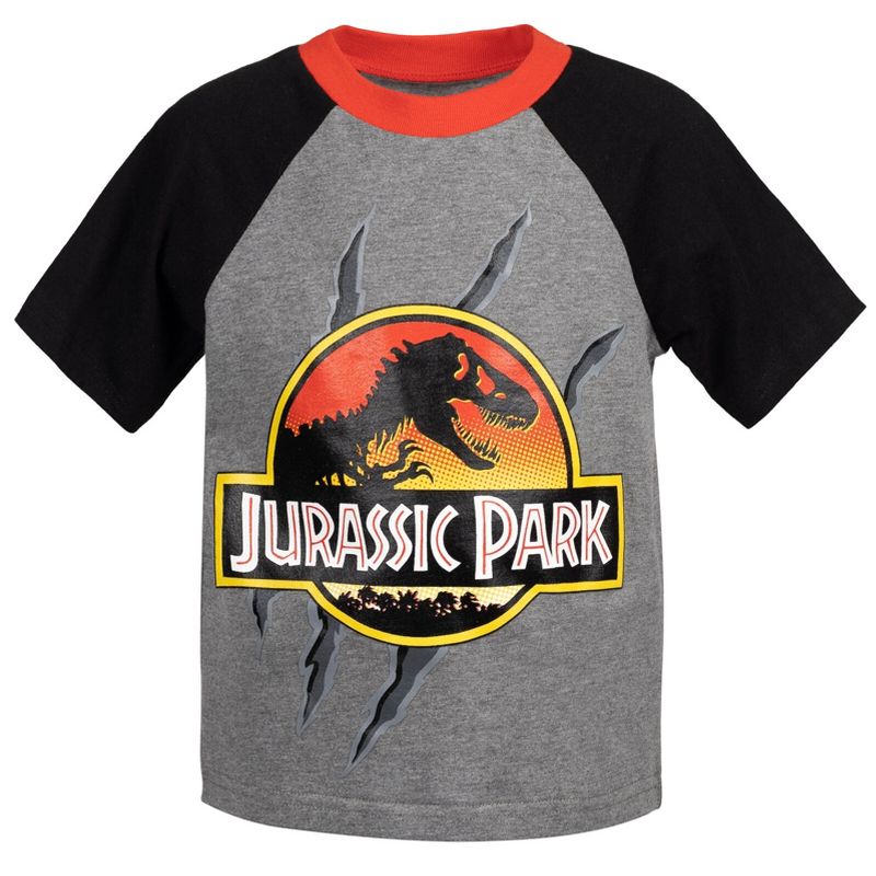 Jurassic World T-Shirt and French Terry Shorts Outfit Set Toddler to Big Kid, 3 of 9