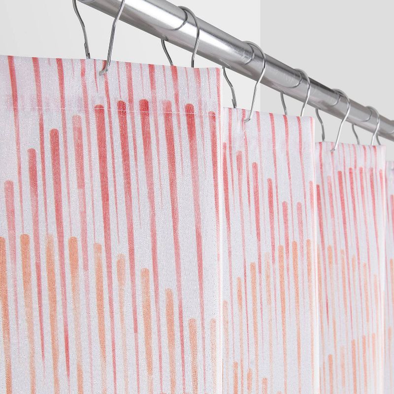 Ombre Wave Shower Curtain Coral - Allure Home Creations, 2 of 4