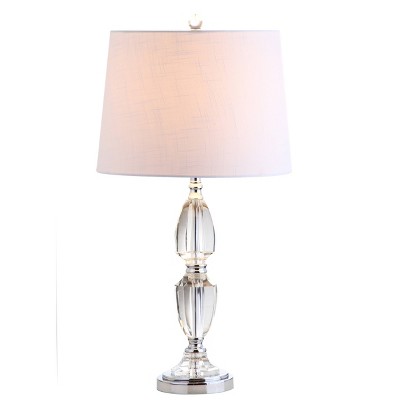 27" Crystal Graham Table Lamp (Includes LED Light Bulb) Clear - JONATHAN Y