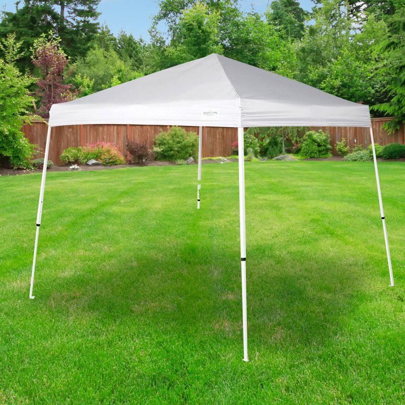 Caravan Canopy V Series 2 10' x 10' Entry Level Angled Leg Instant Canopy, White, 5 of 7