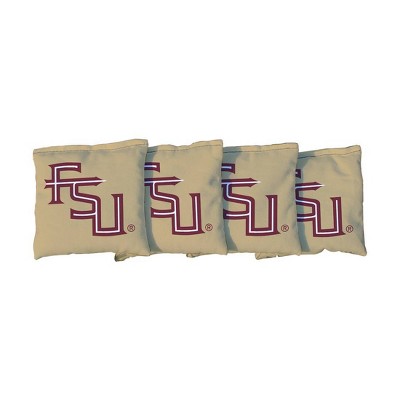 NCAA Florida State Seminoles Corn-Filled Cornhole Bags Gold - 4pk
