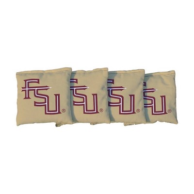 NCAA Florida State Seminoles Corn-Filled Cornhole Bags Gold - 4pk