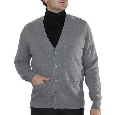 Lona Scott Men's Classic Cashmere Cardigan