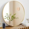 SEVOBAL Decorative Wall Mirrors Circular Wall Accent Mirror Stylish Resistant Frame Elegant Design For Multi Room, Gold, 30"*0.7"*30" - 4 of 4