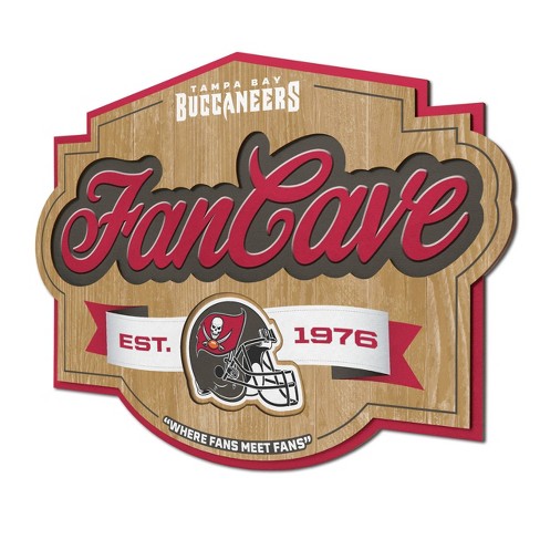 NFL Tampa Bay Buccaneers Fan Cave Sign