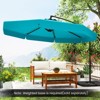 Tangkula 10FT Offset Hanging Umbrella Patio Cantilever Umbrella w/ Easy Tilt Adjustment - 4 of 4
