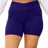 Women's Abby Crossover Biker Shorts - Julia Rose - image 3 of 4