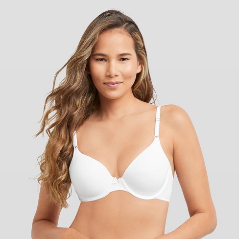 Maidenform Self Expressions Women's T-Shirt Bra 5701 2pk - Latte/White 38C