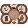 Earth Rugs Winter Trivets in Basket – 10"x10" Braided Jute Seasonal Table Mats with Decorative Storage - 3 of 3