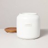 Dry Goods Stoneware Canister with Wood Lid Cream/Brown - Hearth & Hand™ with Magnolia - 4 of 4