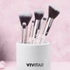 Vivitar Premium 11-Piece Makeup Brush Set – Soft Synthetic Bristles, Ergonomic Handles, Cruelty-Free, Face & Eye Use - 4 of 4