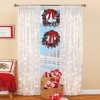Collections Etc Light Up Magical Sheer Window Curtain Panel - 2 of 2