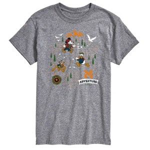 Men's - Disney - Adventure Map Short Sleeve Graphic T-Shirt - 1 of 4