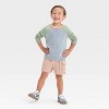 Grayson Mini Toddler Boys' Knit Pull-On Cargo Shorts - Brown - 3 of 3