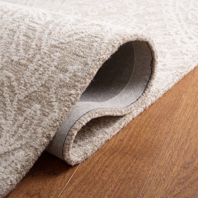 Ivory Wool 4' x 6' Hand-Tufted Rectangular Area Rug