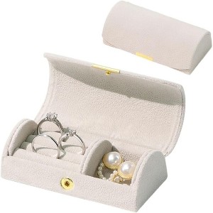 HTUTWOO Mini Travel Jewellery Box, Portable Jewellery Organizer Case, Jewelry Display Box for Storing Earrings, Necklaces, Rings - 1 of 4