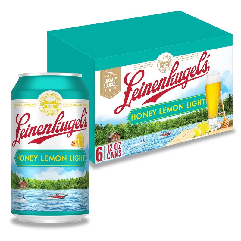 Leinenkugel&#39;s Honey Lemon Light Seasonal Beer - 6pk/12 fl oz Cans, 1 of 10