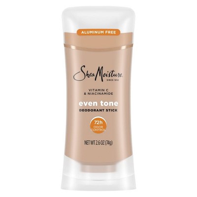 SheaMoisture Deodorant Stick Aluminum Free - Even Tone - Vitamin C & Niacinamide - 2.6oz