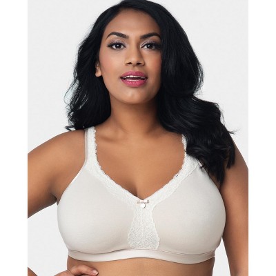 Curvy Couture Cotton Luxe Unlined Wire Free Bra