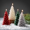 3.25"H Vance Kitira Pine Tree Candle - Set of 4, Multicolored - 3 of 4