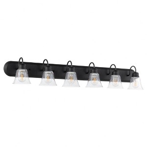 Quorum Lighting 6 - Light Vanity in  Noir - 1 of 1