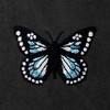 Dalix Butterfly Embroidered Washed Jogger Pant Soft Fleece Relaxed Fit Lounge Womens - 2 of 4