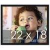 PosterPalooza | Classic Modern Black Picture Frame - UV Acrylic, Backing Board, Hanging Hardware Included - 2 of 4