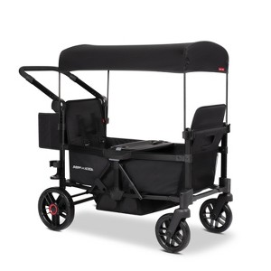 Radio Flyer Voya 2.0 Double Seater Stroller Wagon - Black : Target