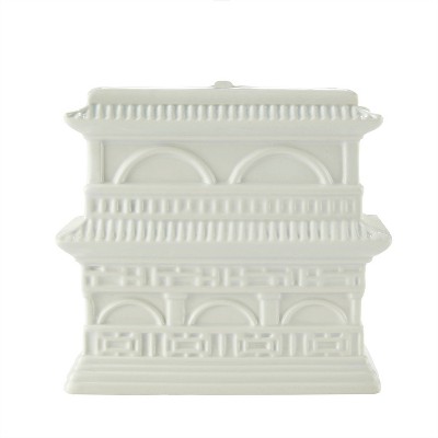 Vern Yip Chinoiserie Toothbrush Holder White - SKL Home