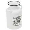 Cheung's Vittorio White Lacquer Style Decorative Bovine Milk Jug - Small - 2 of 4