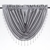 Kate Aurora Lux Living Complete 9 Piece Semi Sheer Rod Pocket Window Curtain & Valance Set - 3 of 4